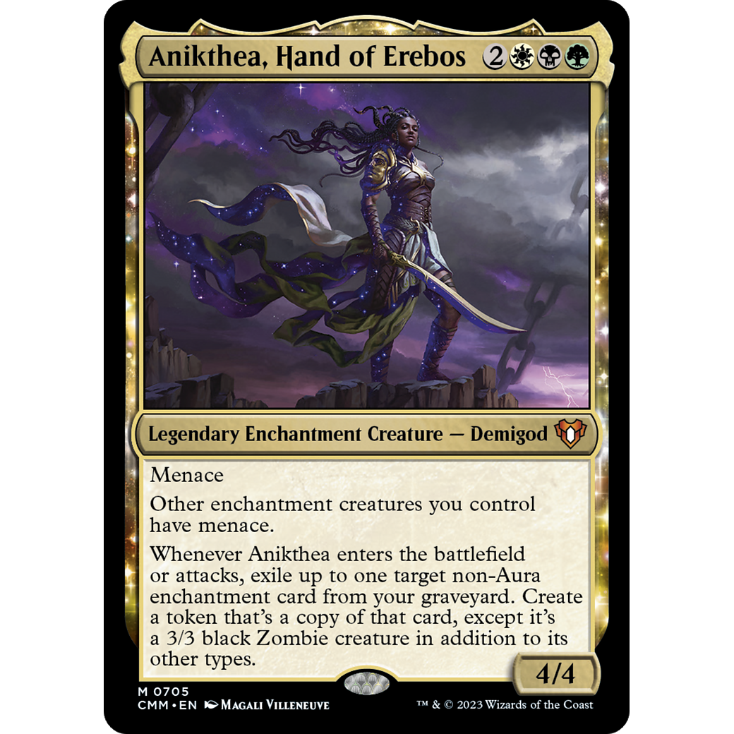 Anikthea, Hand of Erebos (CMM-705) - Commander Masters: (enchantment) Foil