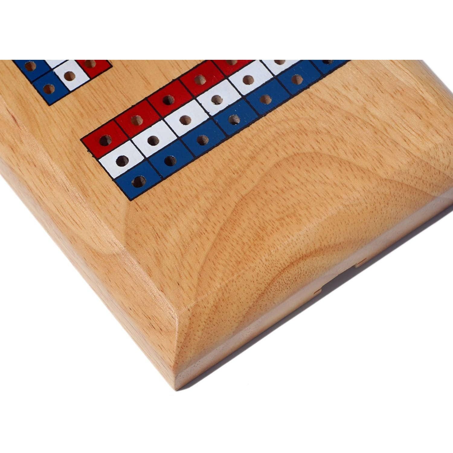 Solid Wood TriColor Continuous 3 Track Board