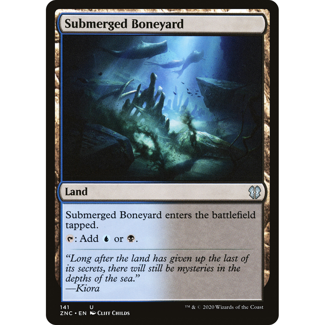 Submerged Boneyard (ZNC-141) - Zendikar Rising Commander