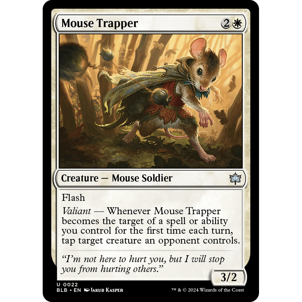 Mouse Trapper (BLB-022) - Bloomburrow Foil