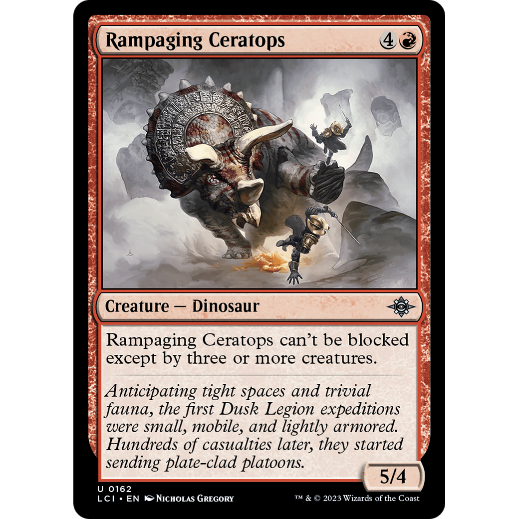 Rampaging Ceratops (LCI-162) - The Lost Caverns of Ixalan