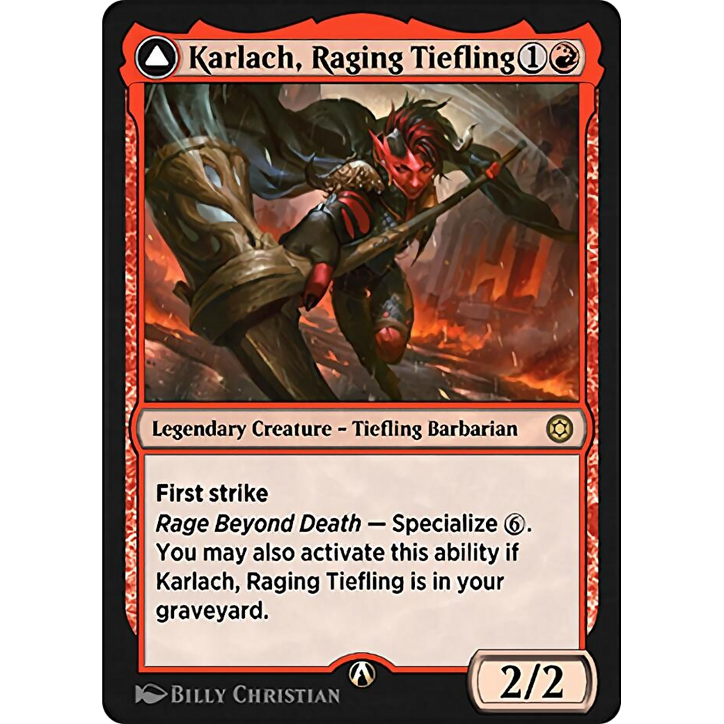 Karlach, Raging Tiefling (HBG-014) - Alchemy Horizons: Baldur's Gate