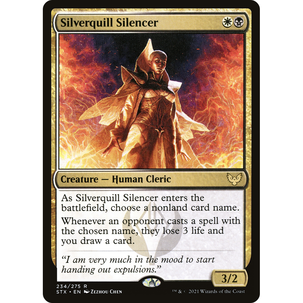 Silverquill Silencer (STX-234) - Strixhaven: School of Mages Foil