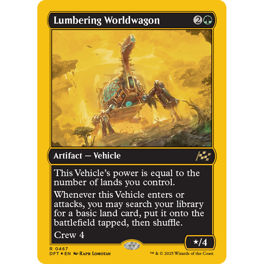 Lumbering Worldwagon (DFT-467) - Aetherdrift Foil