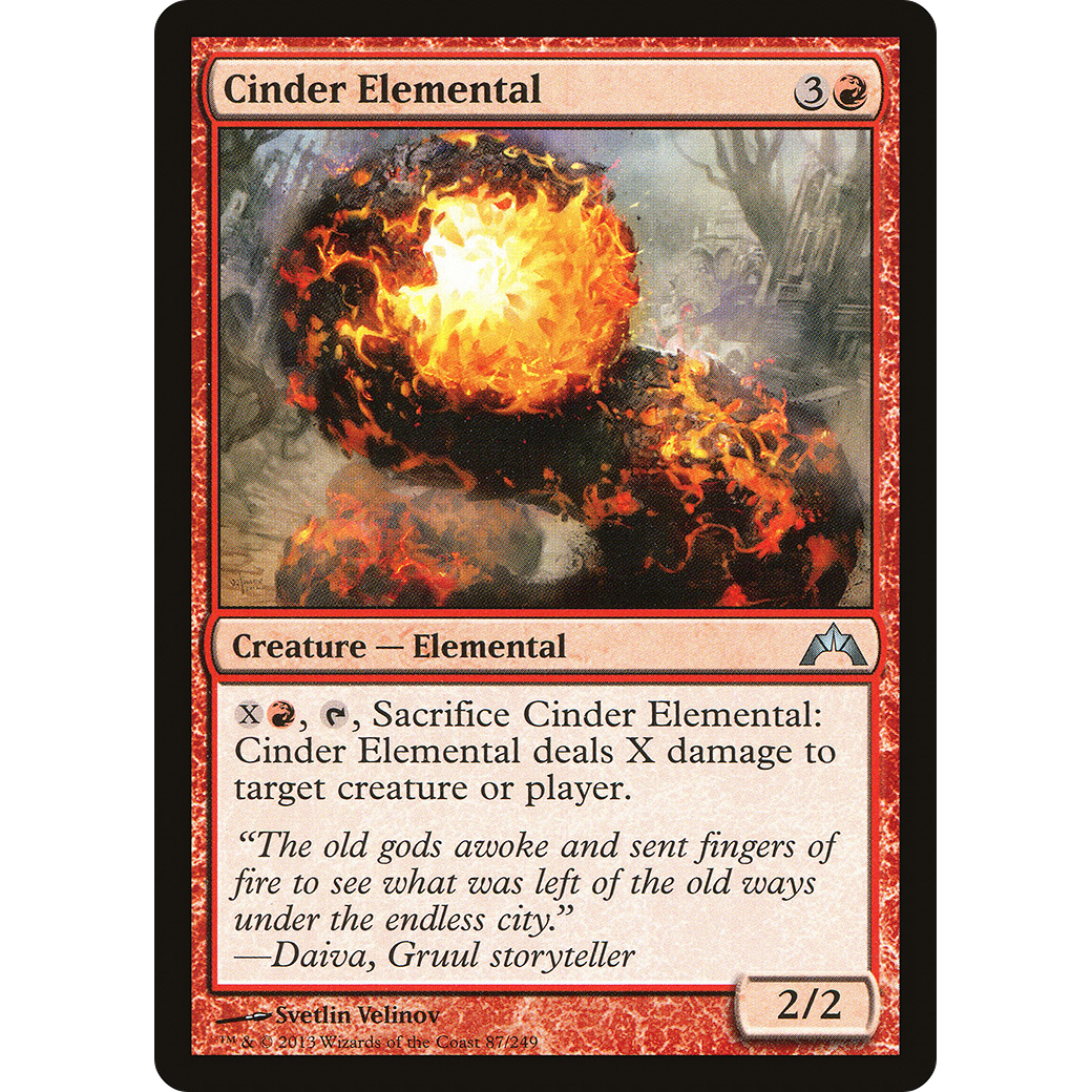 Cinder Elemental (GTC-087) - Gatecrash
