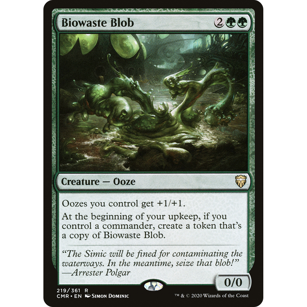 Biowaste Blob (CMR-219) - Commander Legends Foil