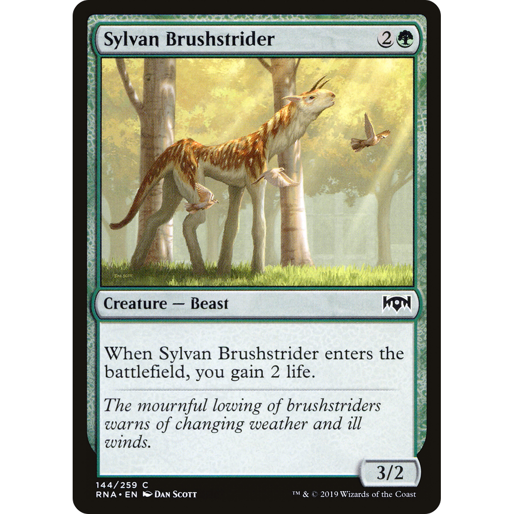 Sylvan Brushstrider (RNA-144) - Ravnica Allegiance