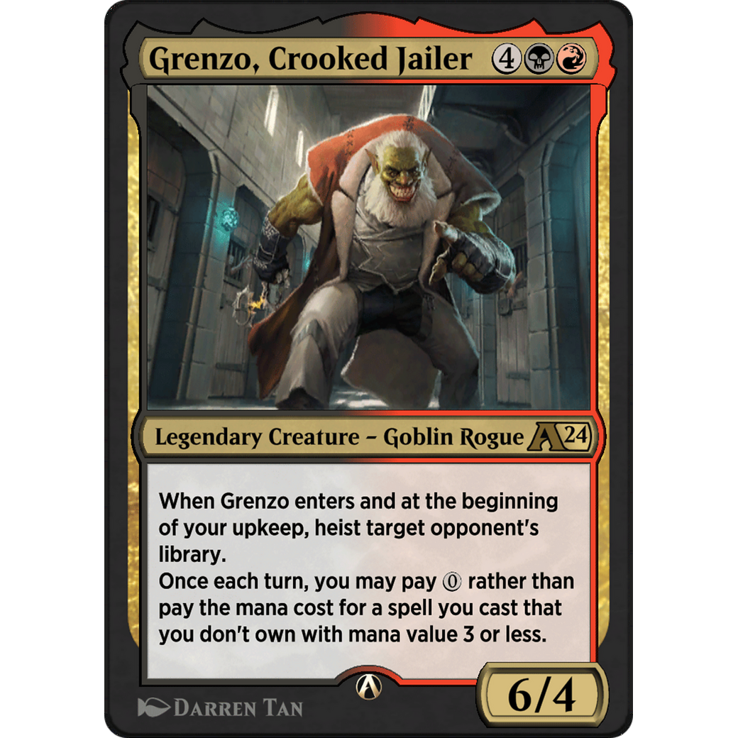 Grenzo, Crooked Jailer (YOTJ-022) - Alchemy: Outlaws of Thunder Junction