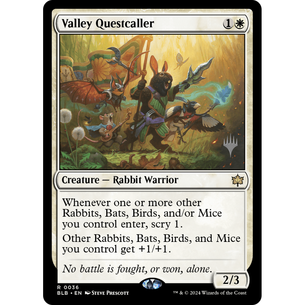 Valley Questcaller (PPBLB-36P) - Bloomburrow Promos