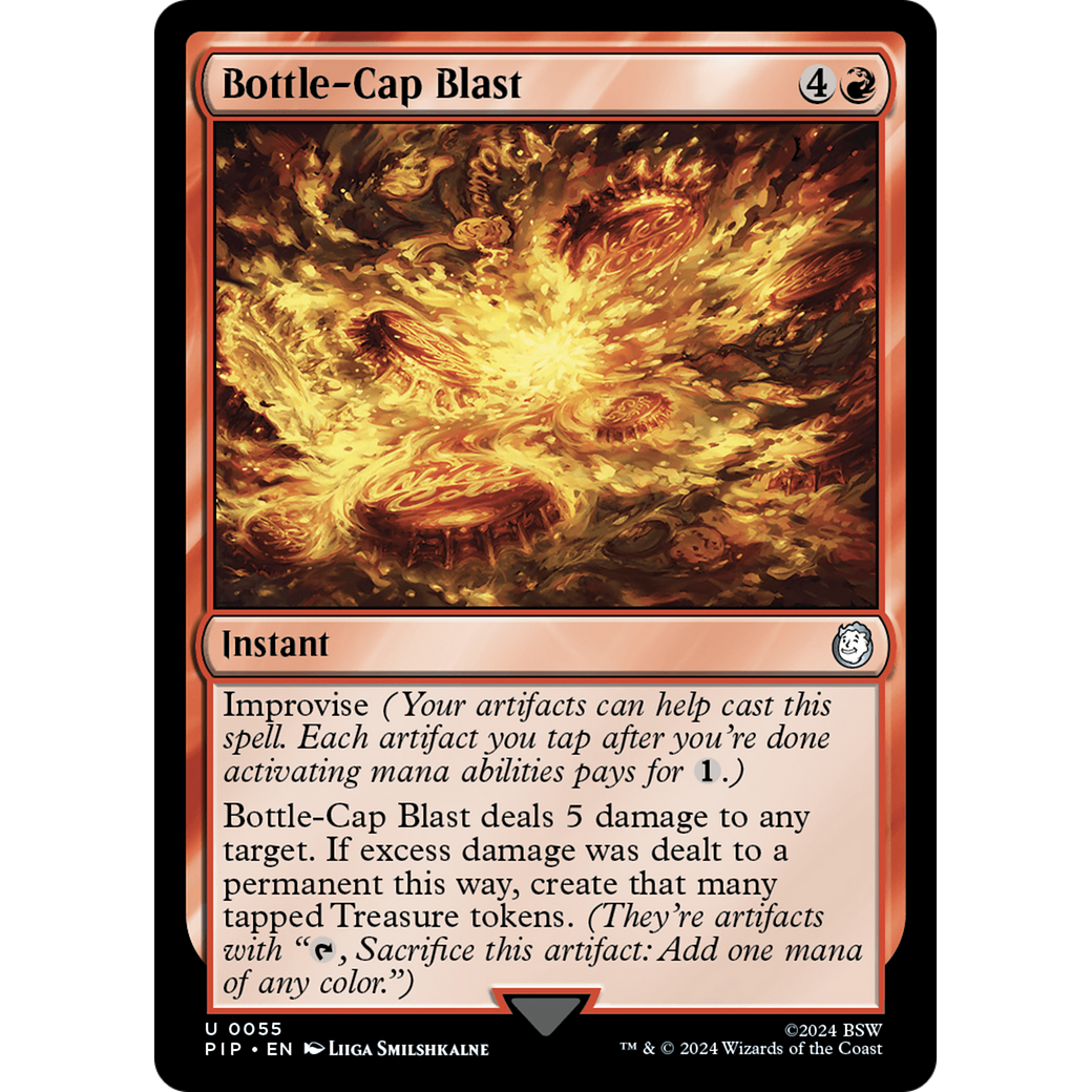 Bottle-Cap Blast (PIP-055) - Fallout Foil