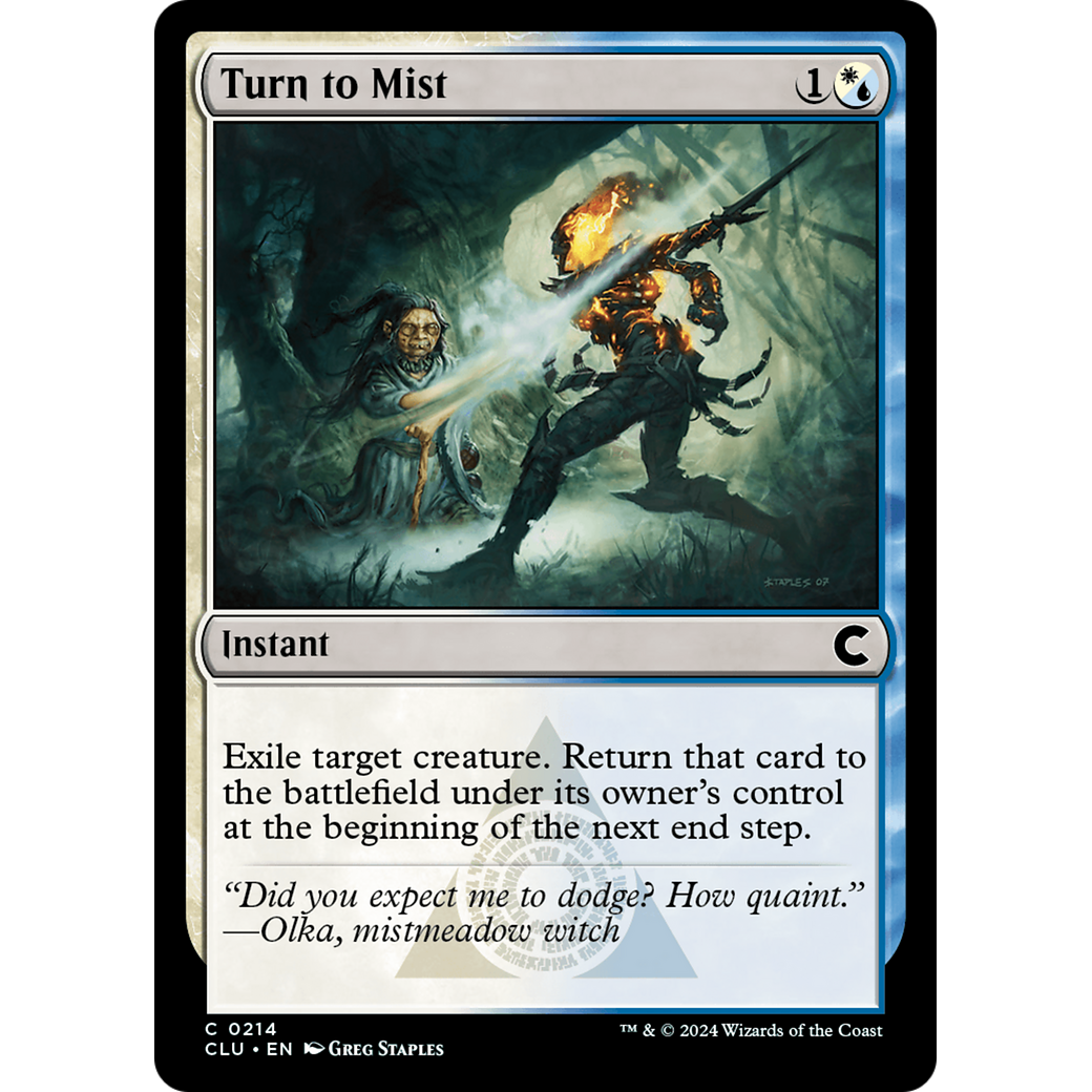 Turn to Mist (CLU-214) - Ravnica: Clue Edition