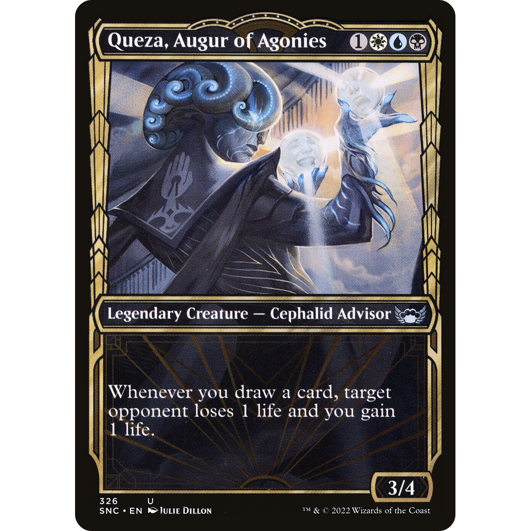 Queza, Augur of Agonies (Showcase) (SNC-326) - Streets of New Capenna: (Showcase)