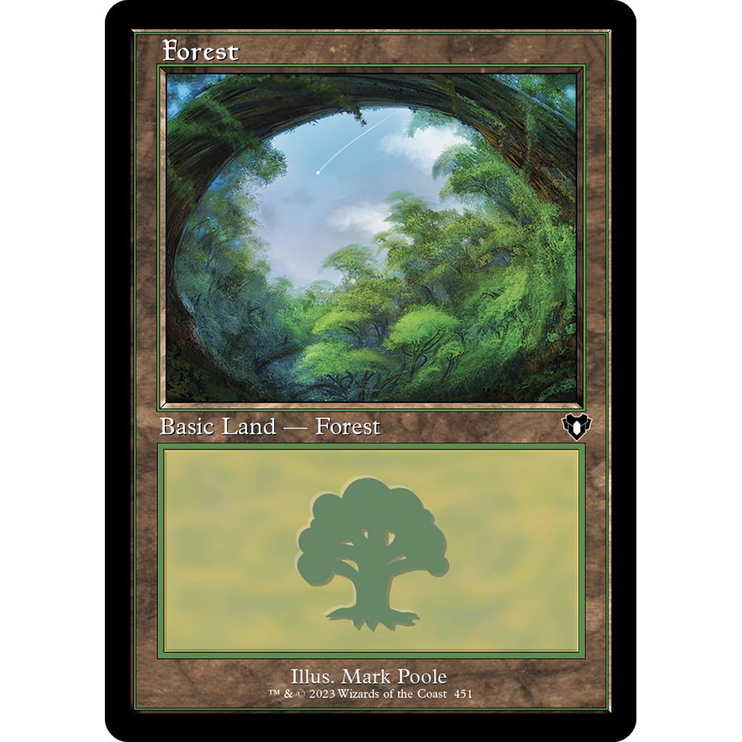 Forest (CMM-451) - Commander Masters Foil