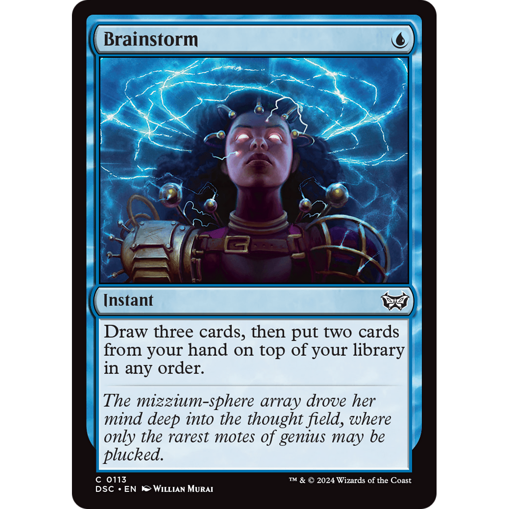 Brainstorm (DSC-113) - Duskmourn: House of Horror Commander