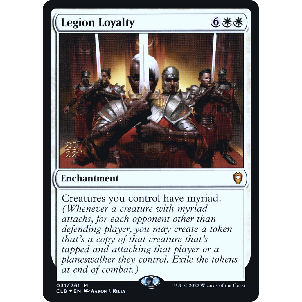 Legion Loyalty (PRE-31S) - Battle for Baldur's Gate Promos Foil