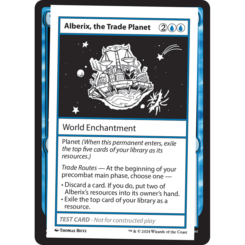 Alberix, the Trade Planet (MB2PC-) - Mystery Booster 2
