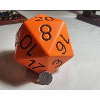Big Foam Dice 4 inch D20's (11 colors) by Zucati: Red