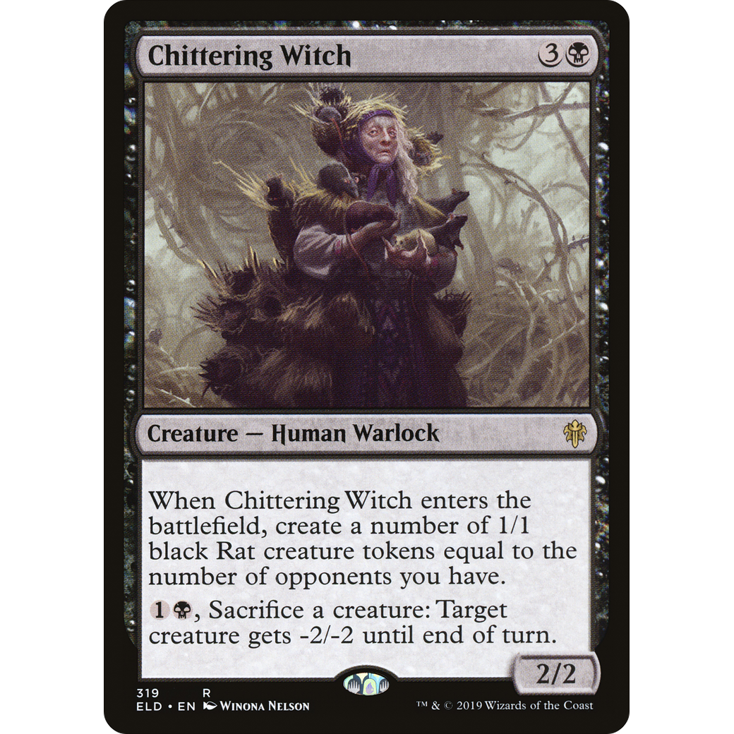 Chittering Witch (ELD-319) - Throne of Eldraine