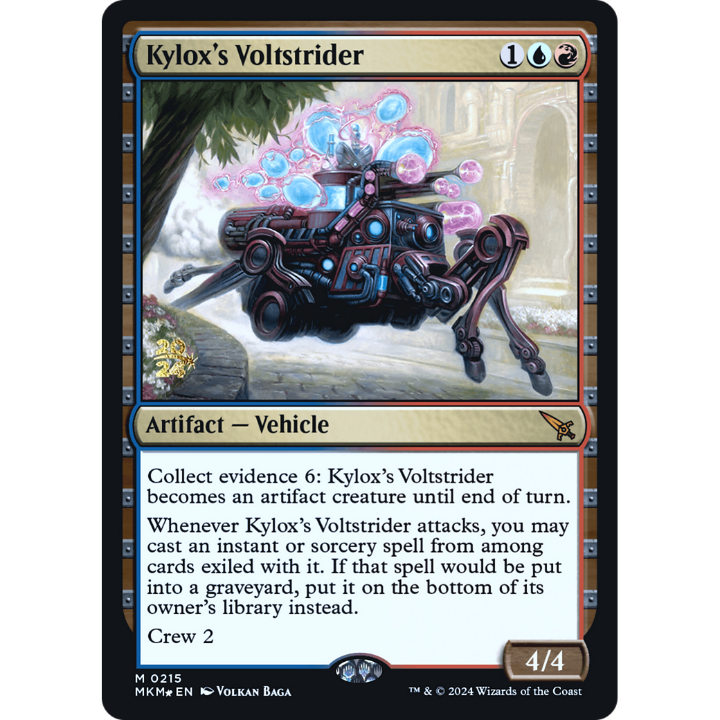 Kylox's Voltstrider (PRE-215S) - Murders at Karlov Manor Promos Foil