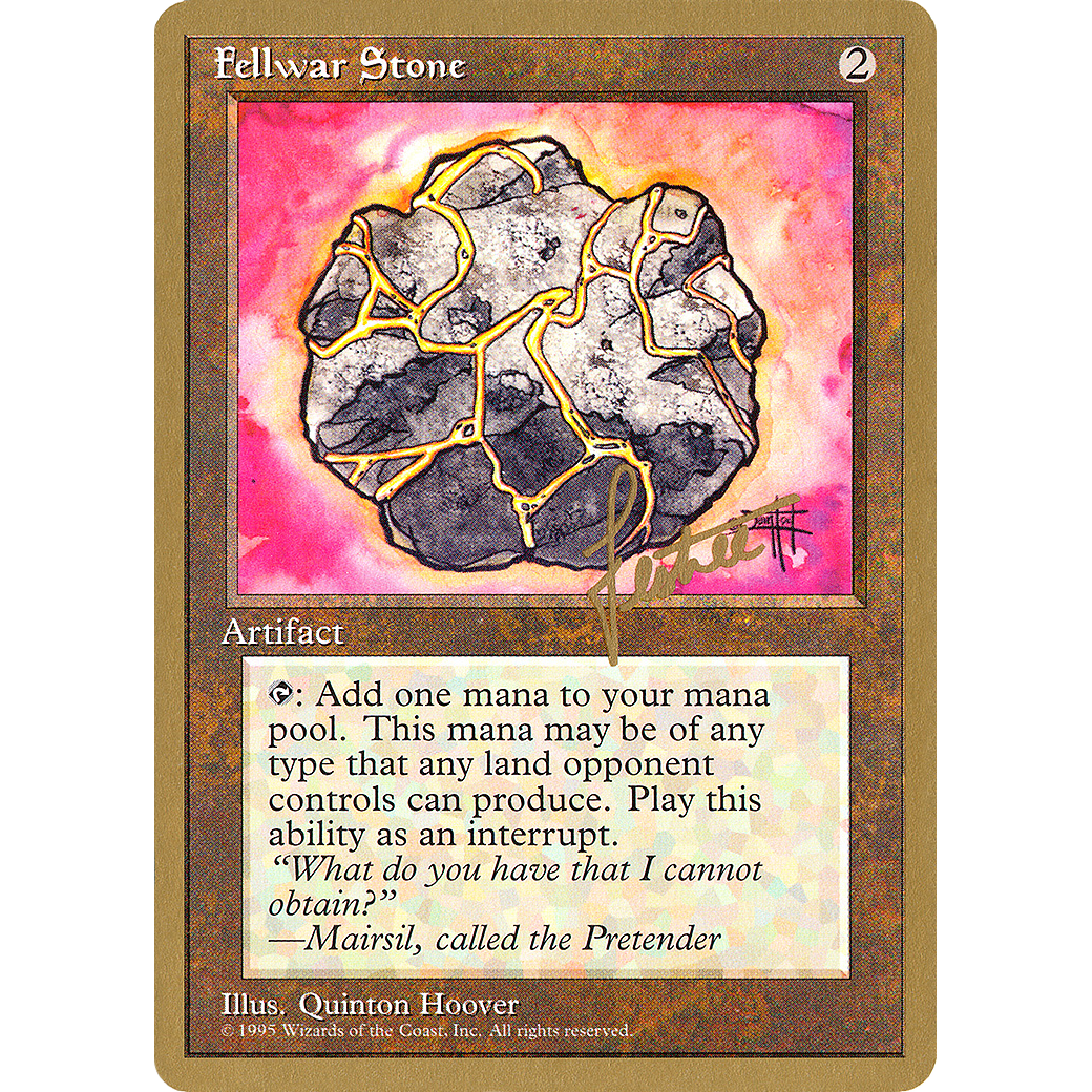 Fellwar Stone - 1996 Bertrand Lestree (4ED) (WCD-) - Pro Tour Collector Set