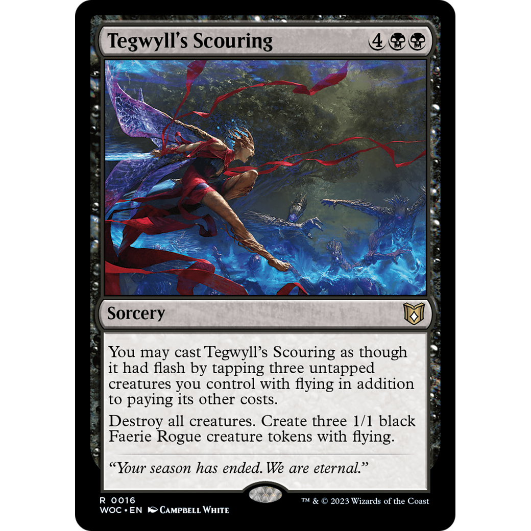 Tegwyll's Scouring (WOC-016) - Wilds of Eldraine Commander