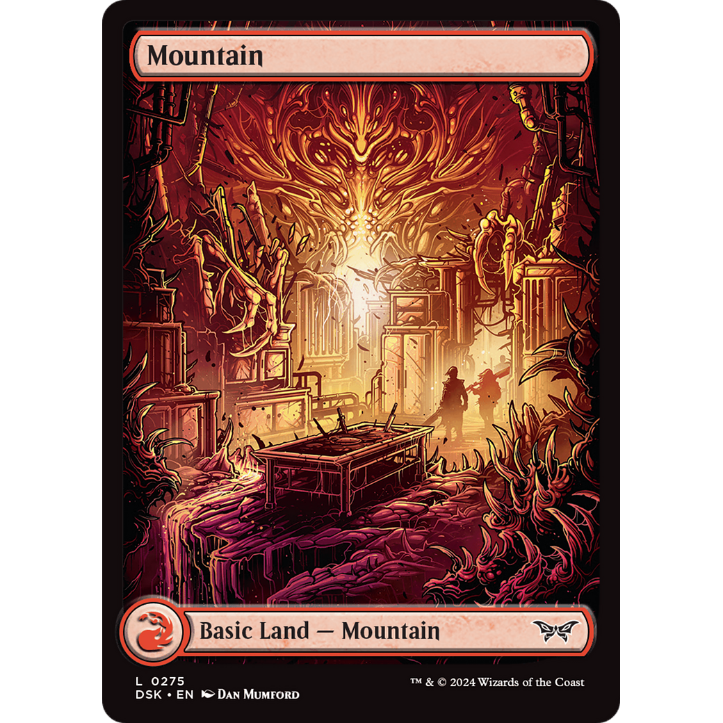 Mountain (DSK-275) - Duskmourn: House of Horror Foil