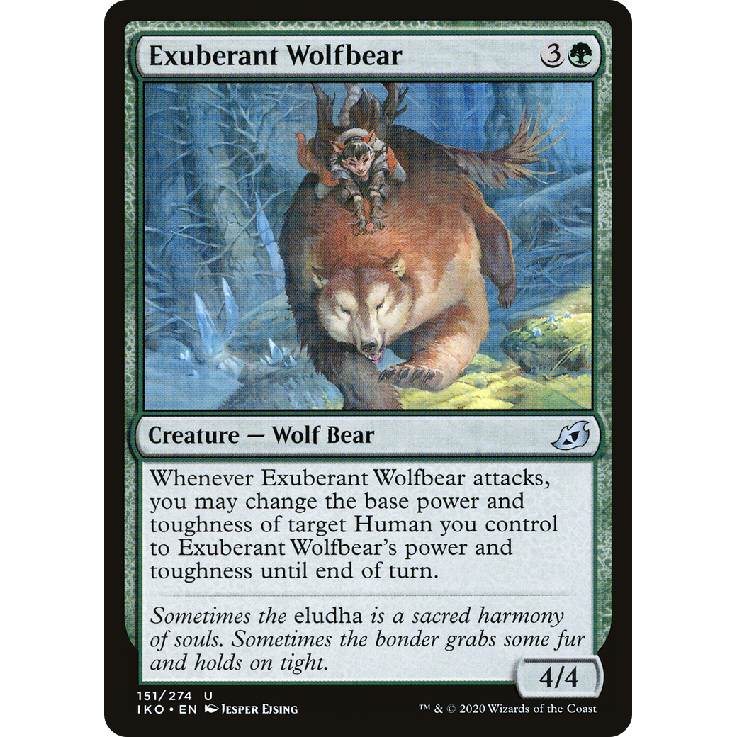 Exuberant Wolfbear (IKO-151) - Ikoria: Lair of Behemoths