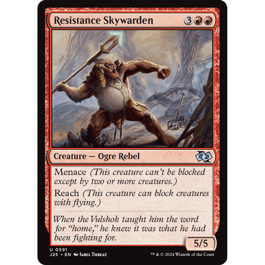 Resistance Skywarden (J25-591) - Foundations Jumpstart