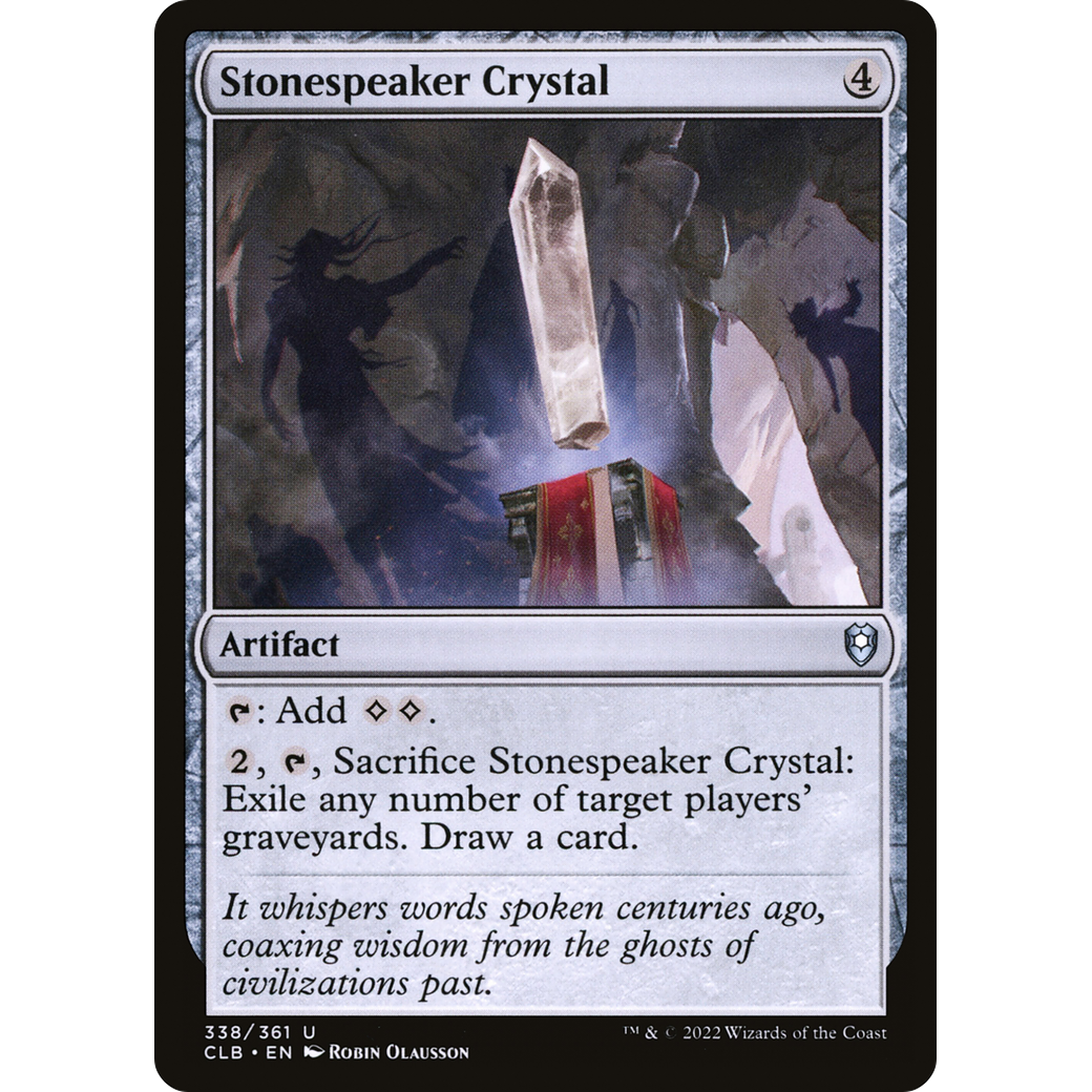 Stonespeaker Crystal (CLB-338) - Commander Legends: Battle for Baldur's Gate Foil