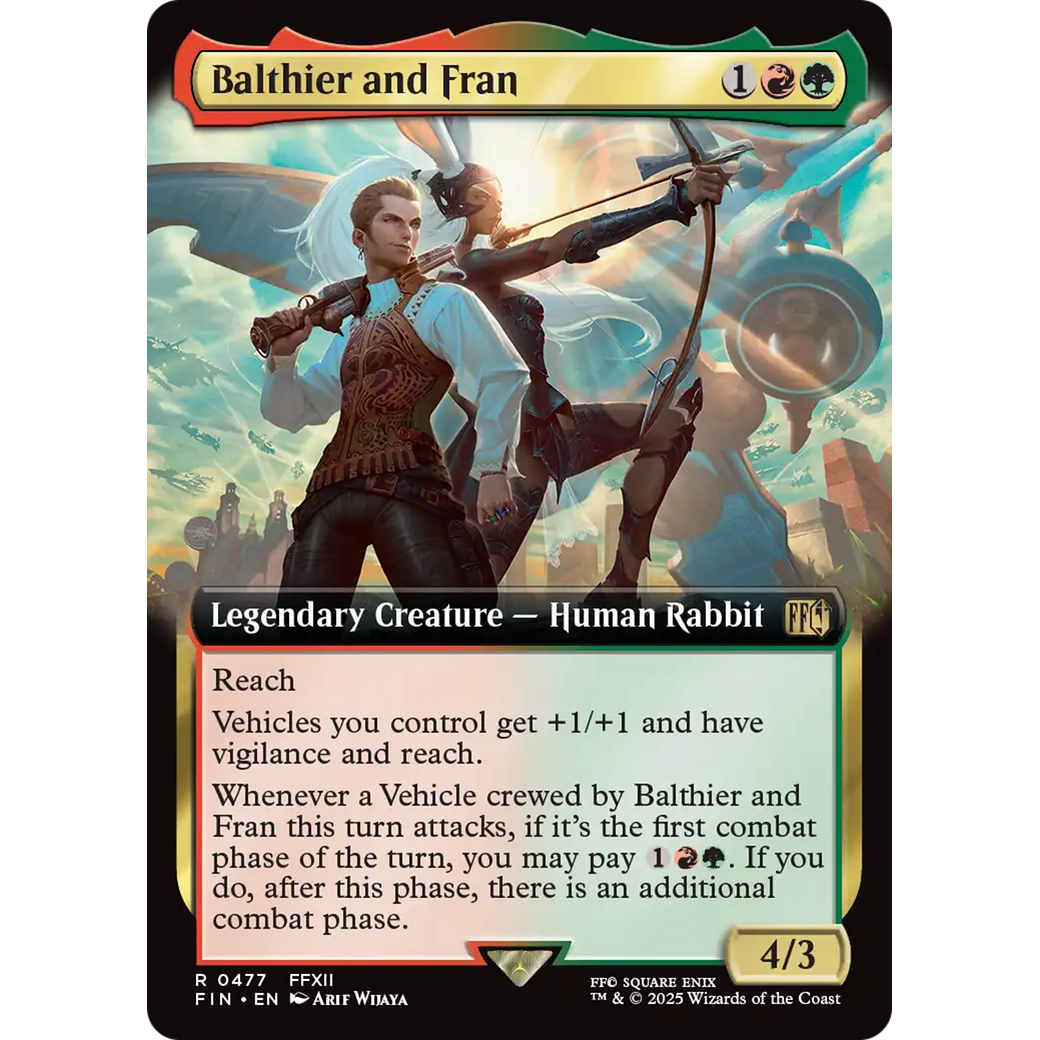 Balthier and Fran (Extended Art) (FIN-477) - FINAL FANTASY: (Extended Art) Foil