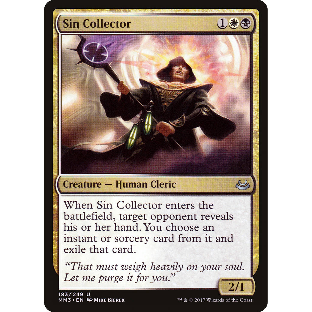Sin Collector (MM3-183) - Modern Masters 2017