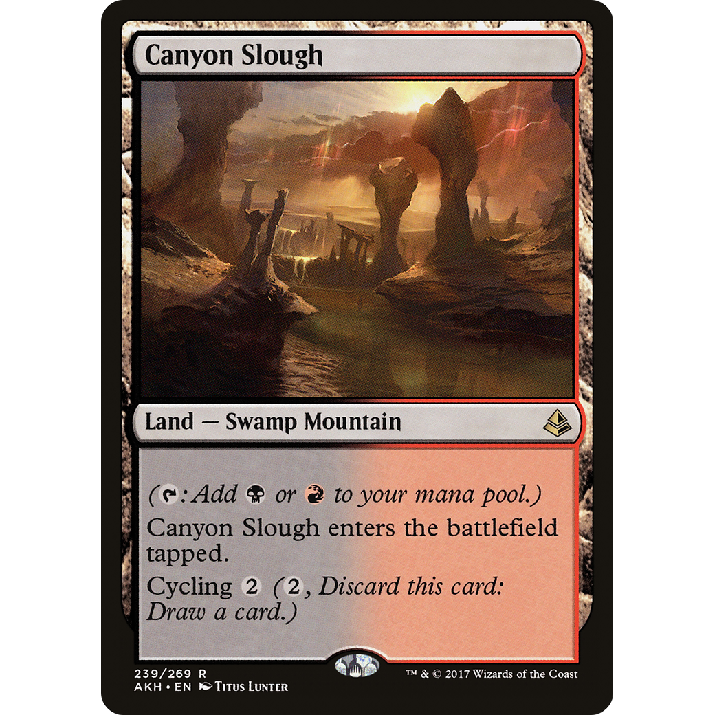 Canyon Slough (AKH-239) - Amonkhet Foil