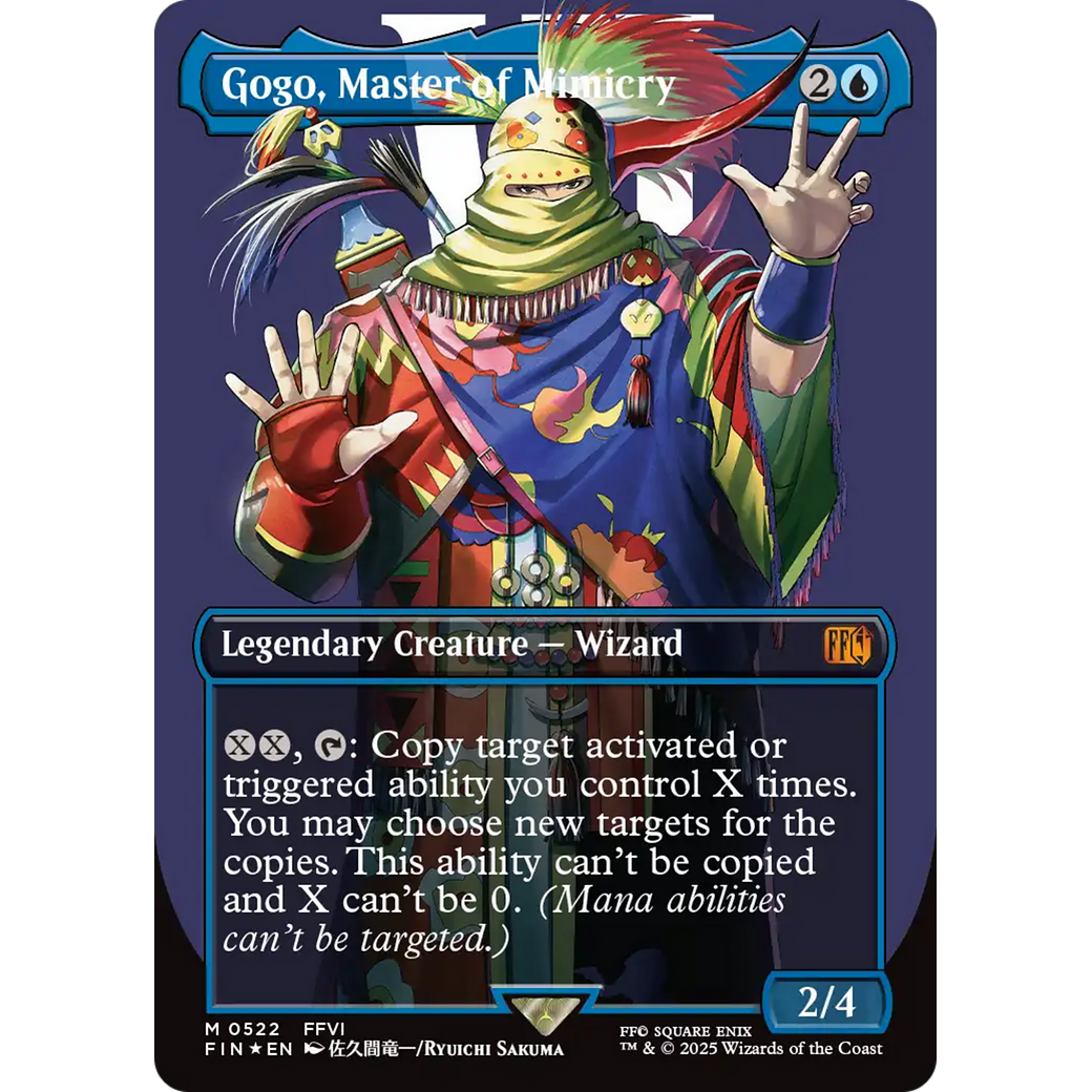 Gogo, Master of Mimicry (FIN-522) - FINAL FANTASY (Borderless) Foil