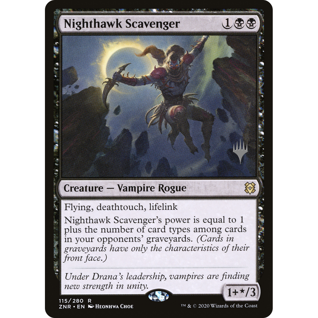 Nighthawk Scavenger (PPZNR-115) - Zendikar Rising Promos Foil