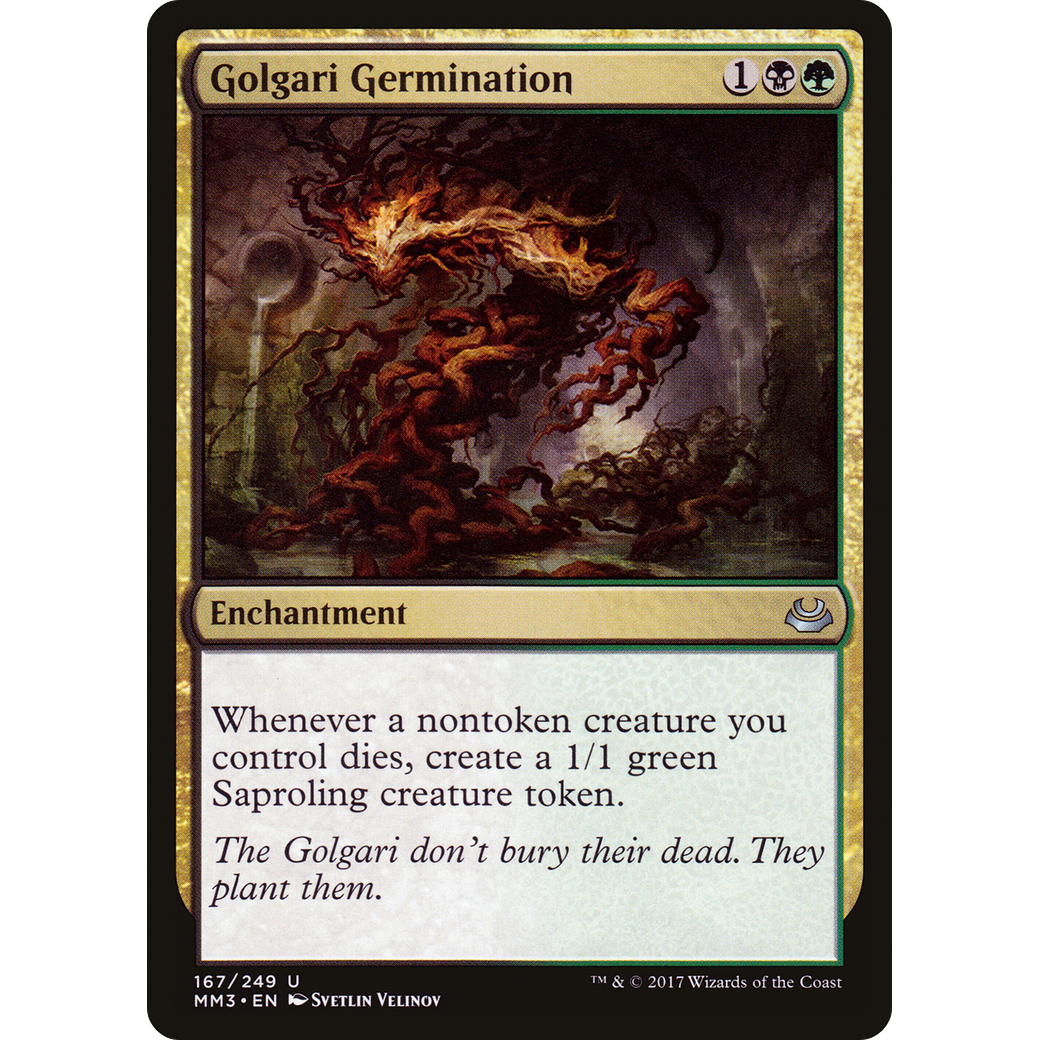 Golgari Germination (MM3-167) - Modern Masters 2017 Foil