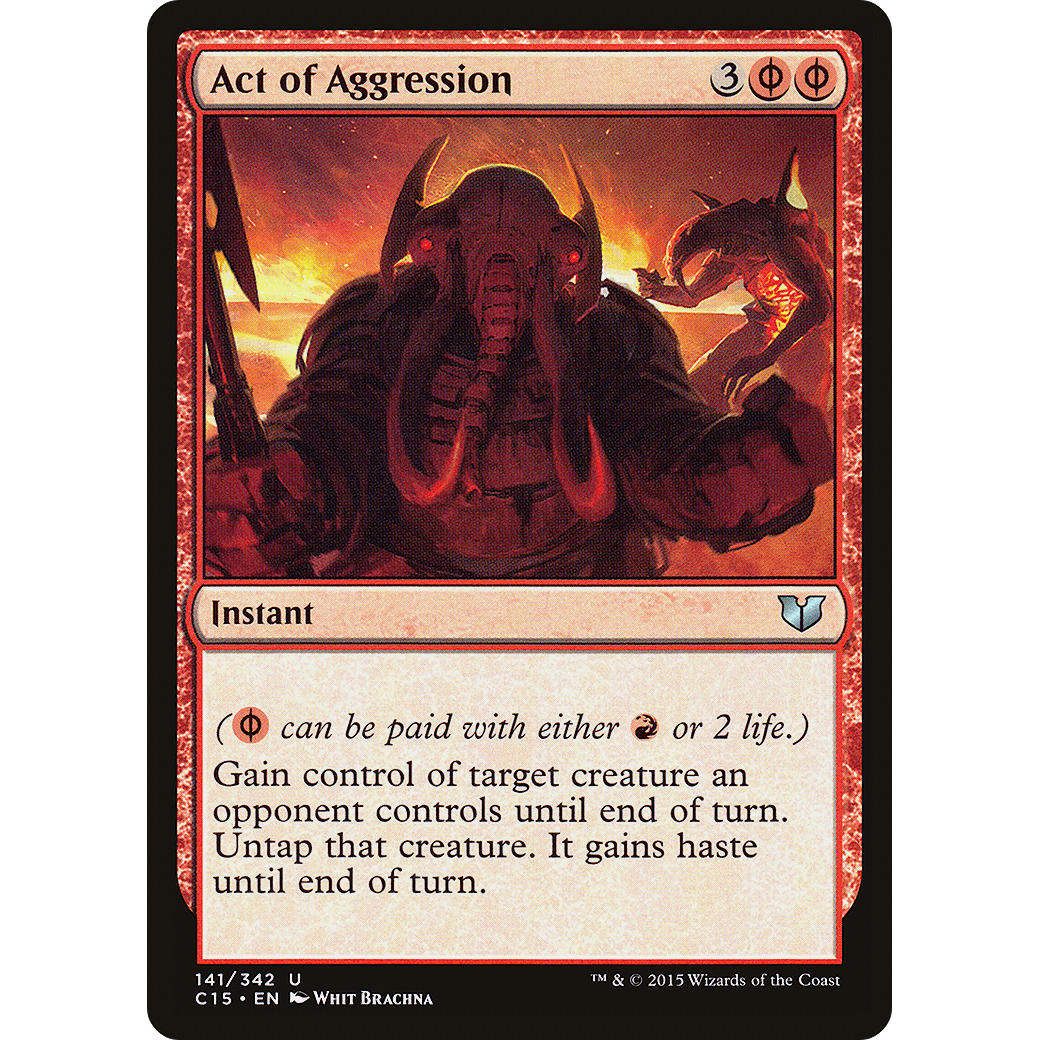 Act of Aggression (C15-141) - Commander 2015