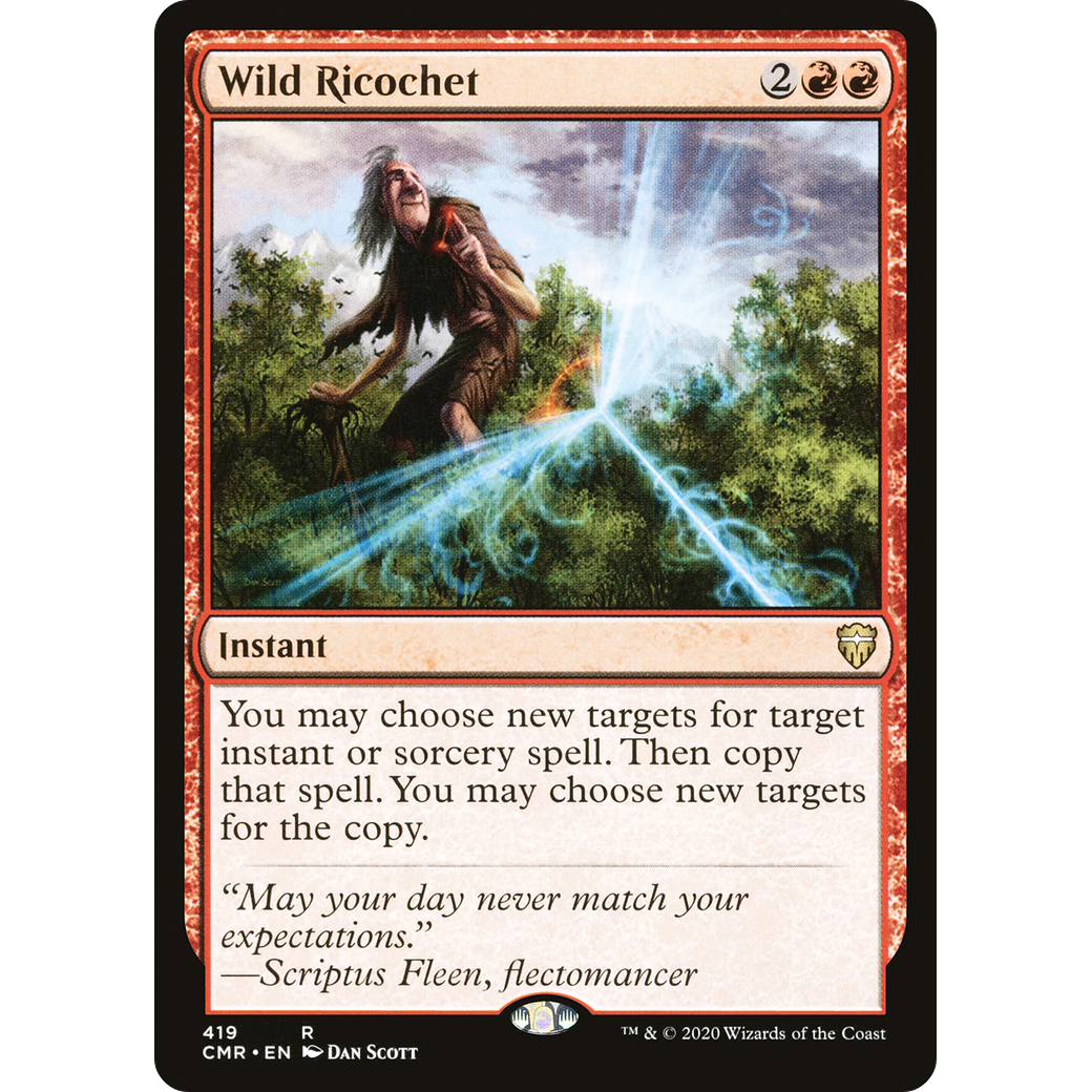 Wild Ricochet (CMR-419) - Commander Legends