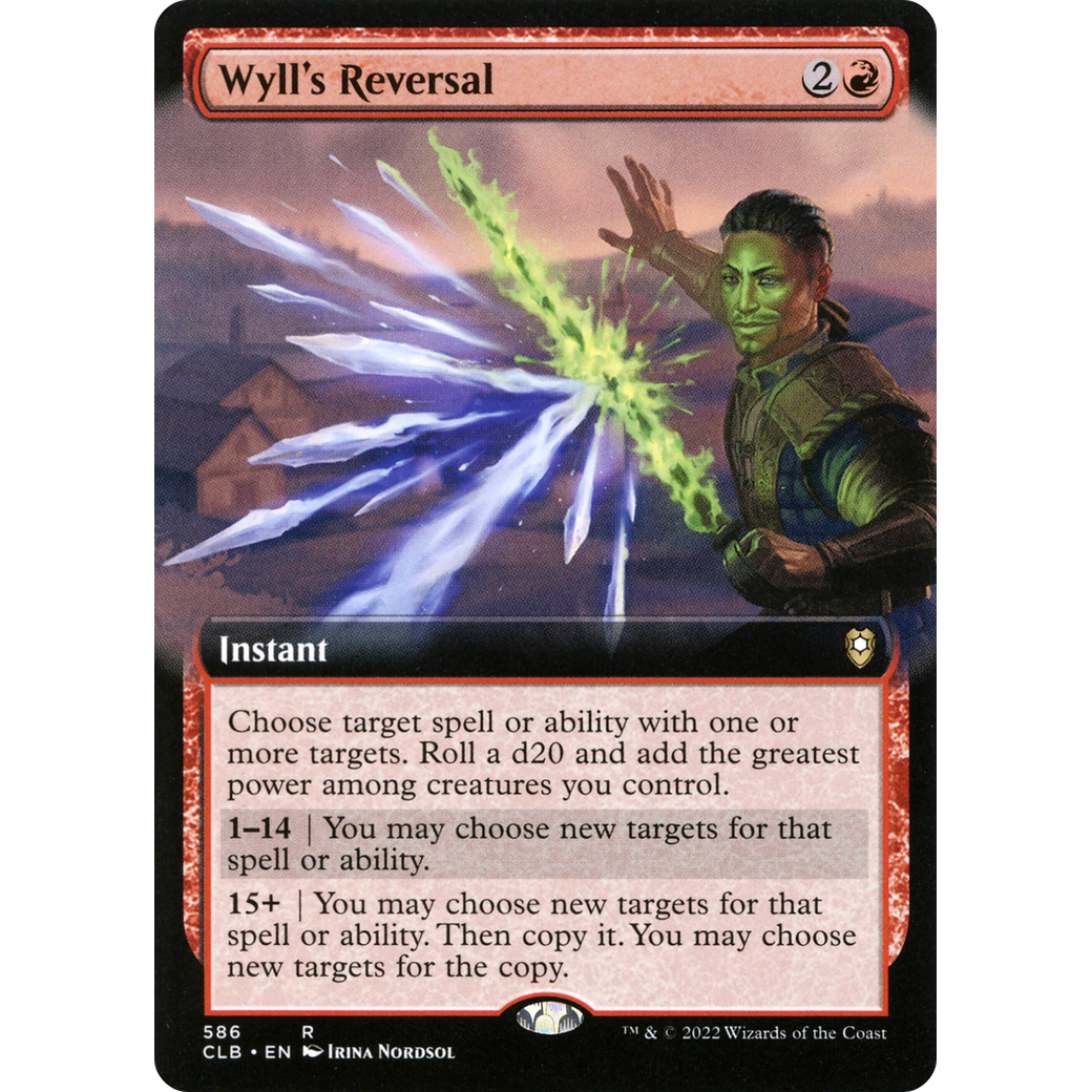 Wyll's Reversal (CLB-586) - Commander Legends: Battle for Baldur's Gate: (Extended Art)