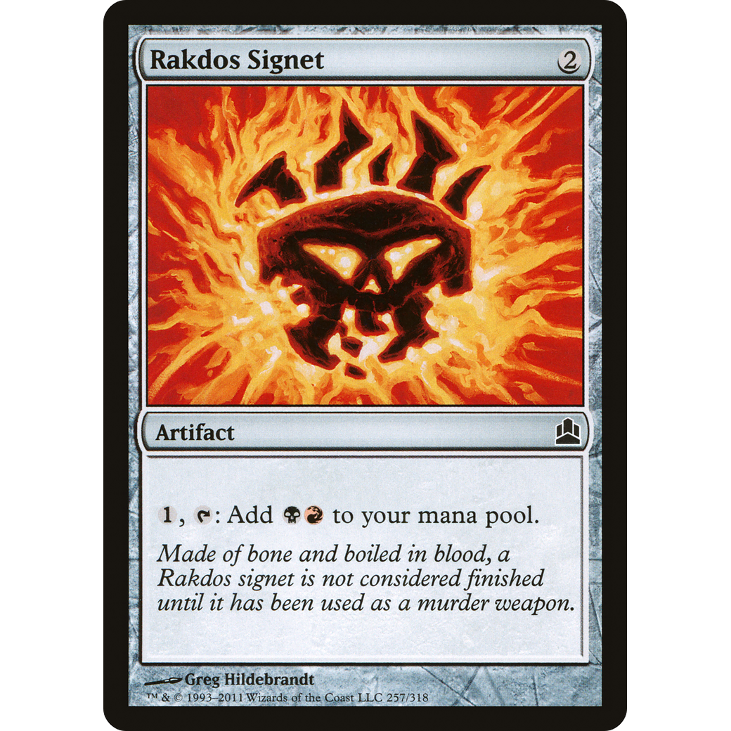 Rakdos Signet (CMD-257) - Commander 2011