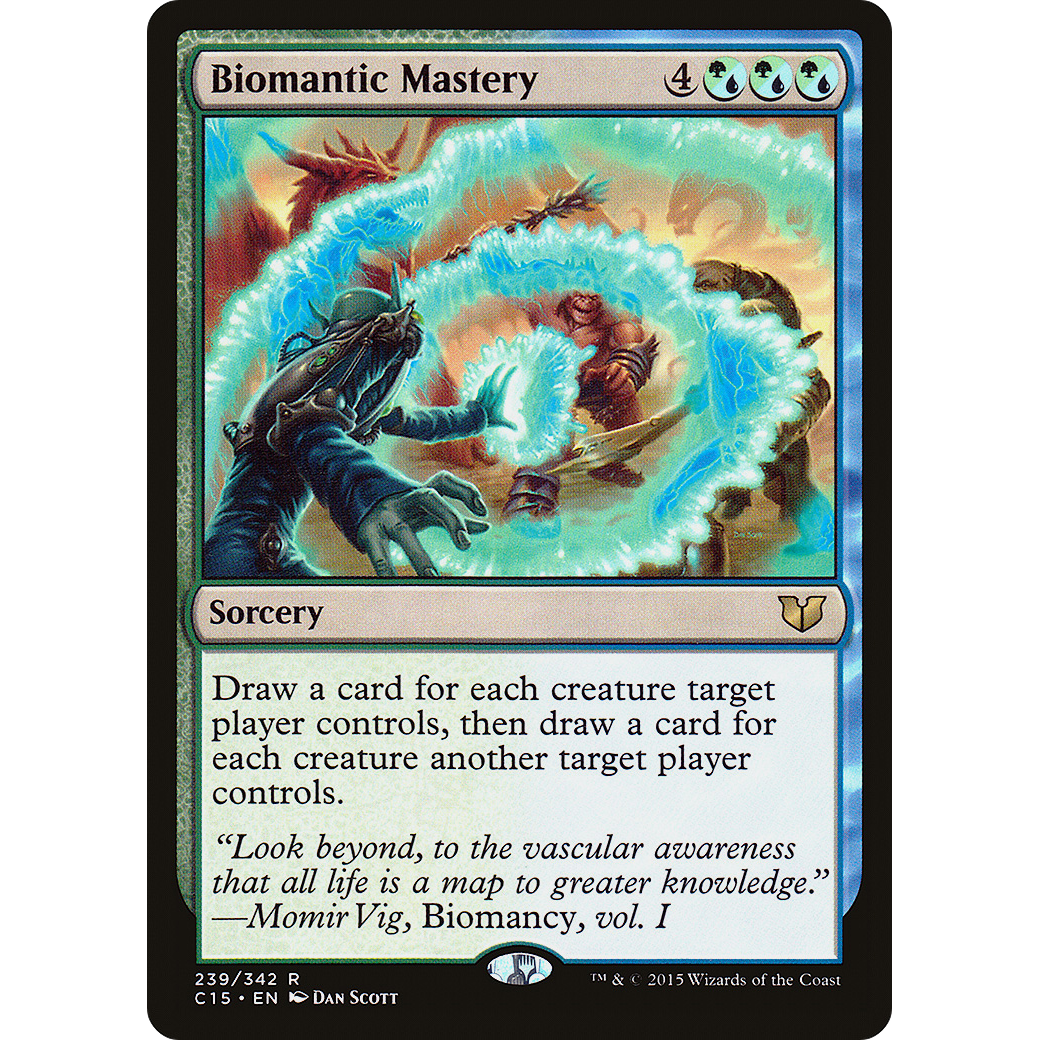 Biomantic Mastery (C15-239) - Commander 2015