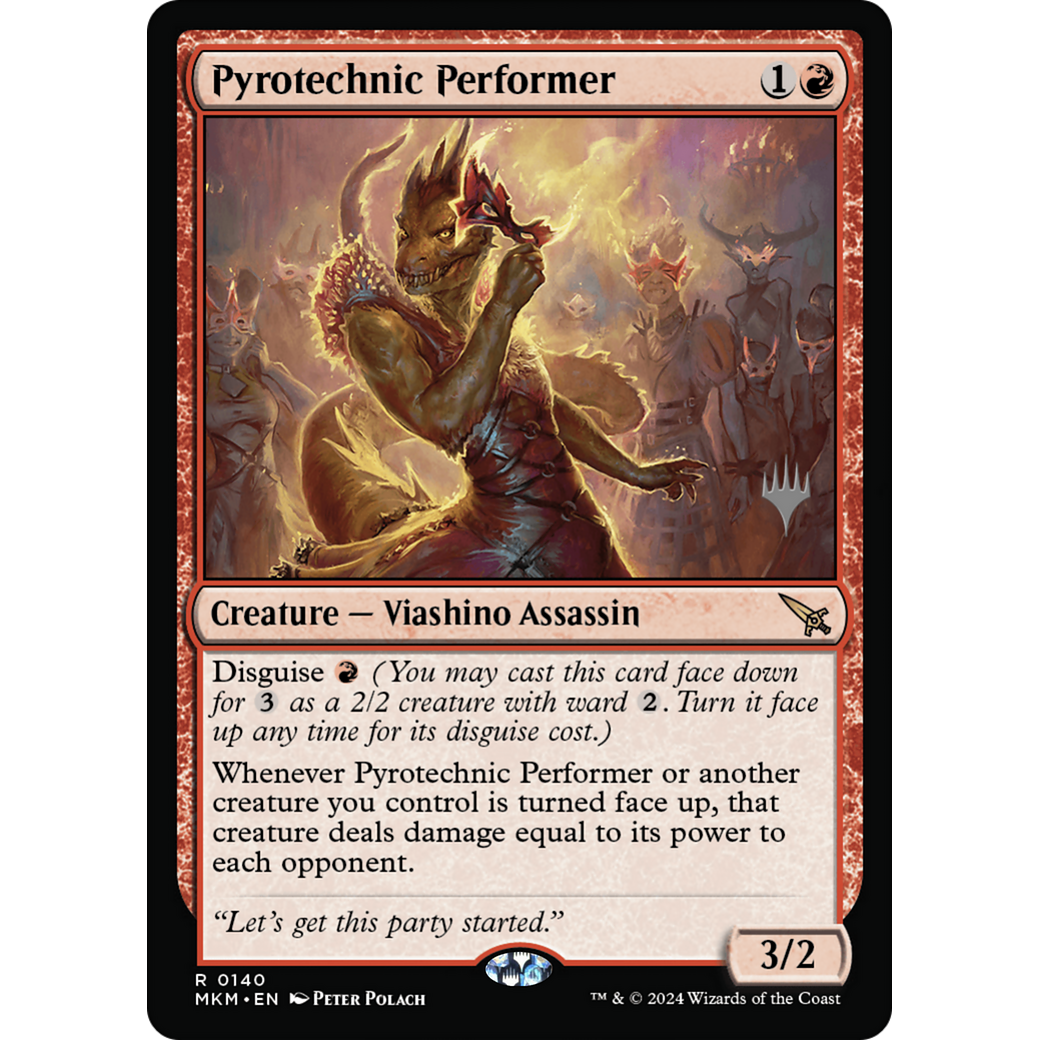 Pyrotechnic Performer (PPMKM-140P) - Murders at Karlov Manor Promos