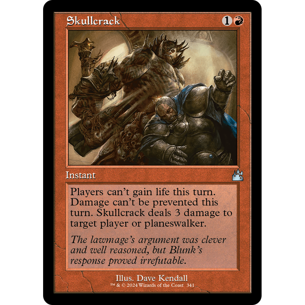 Skullcrack (RVR-341) - Ravnica Remastered Foil