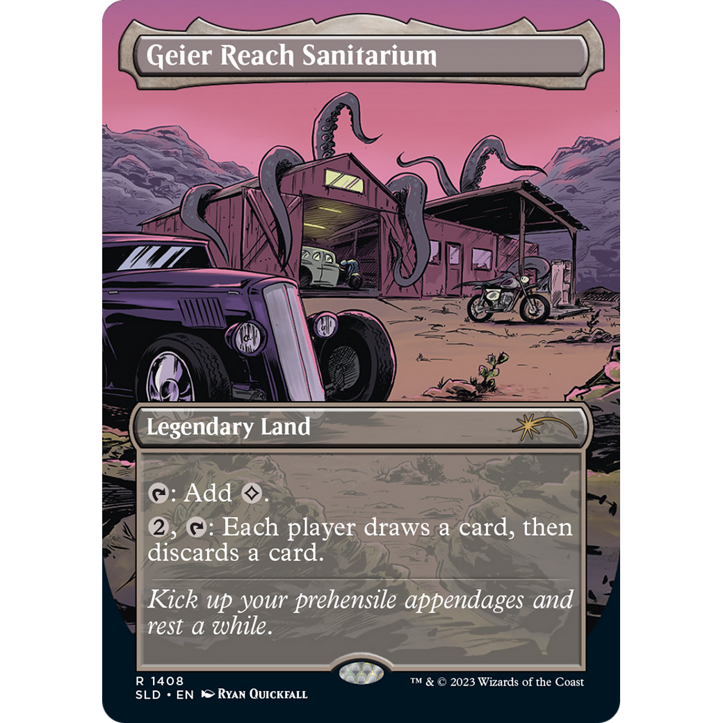 Geier Reach Sanitarium (SLD-1408) - Secret Lair Drop (Borderless) Foil