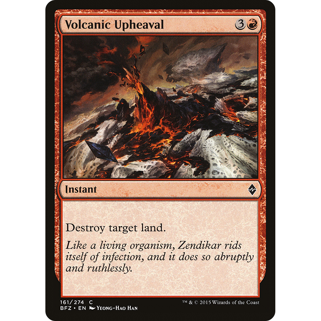 Volcanic Upheaval (BFZ-161) - Battle for Zendikar Foil