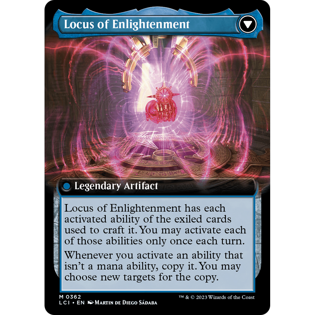 The Enigma Jewel // Locus of Enlightenment (LCI-362) - The Lost Caverns of Ixalan: (Extended Art)