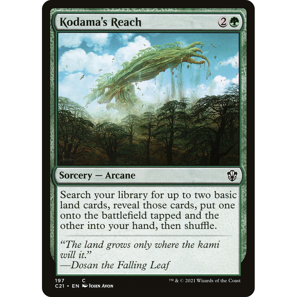 Kodama's Reach (C21-197) - Commander 2021