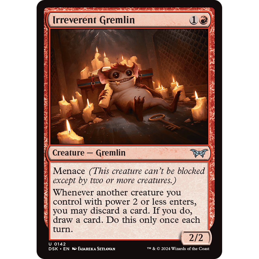 Irreverent Gremlin (DSK-142) - Duskmourn: House of Horror