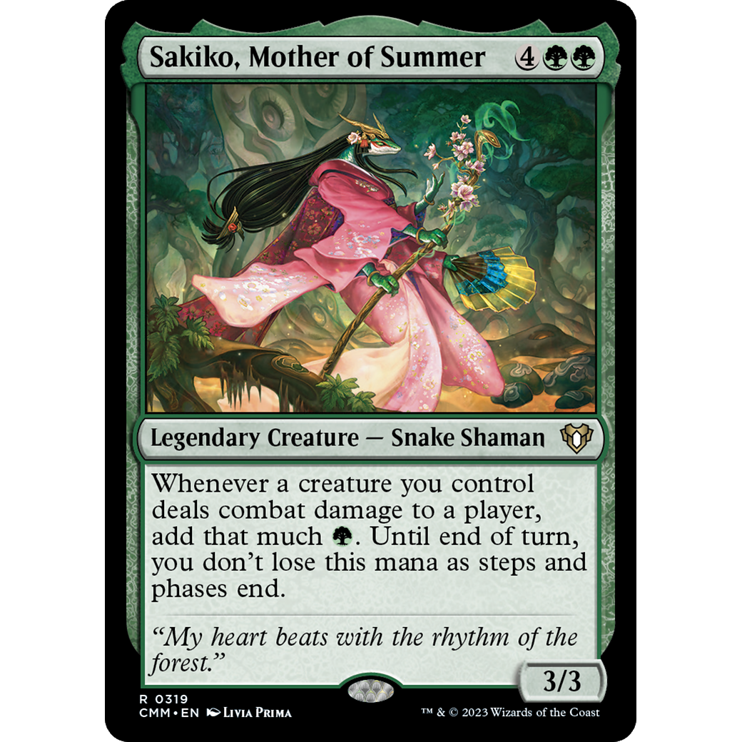 Sakiko, Mother of Summer (CMM-319) - Commander Masters