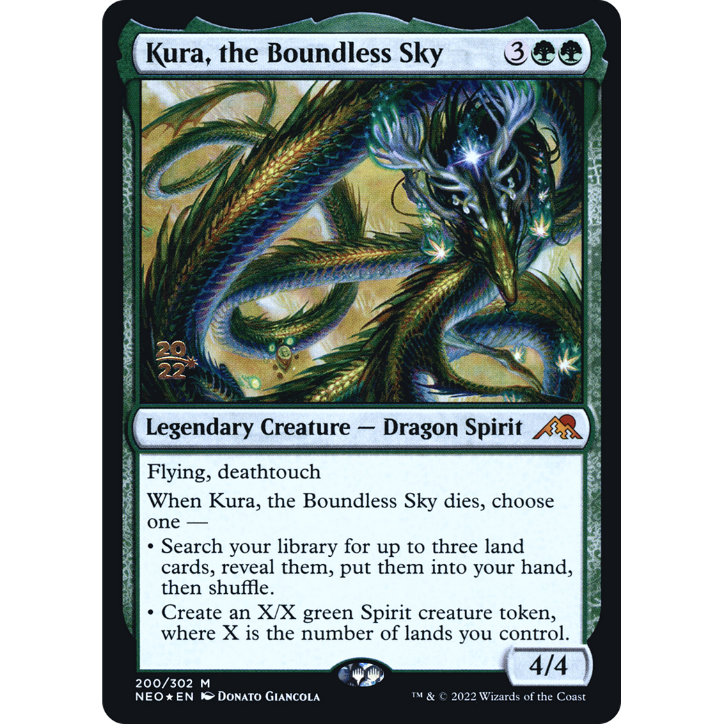 Kura, the Boundless Sky (PRE-200S) - Kamigawa: Neon Dynasty Promos Foil