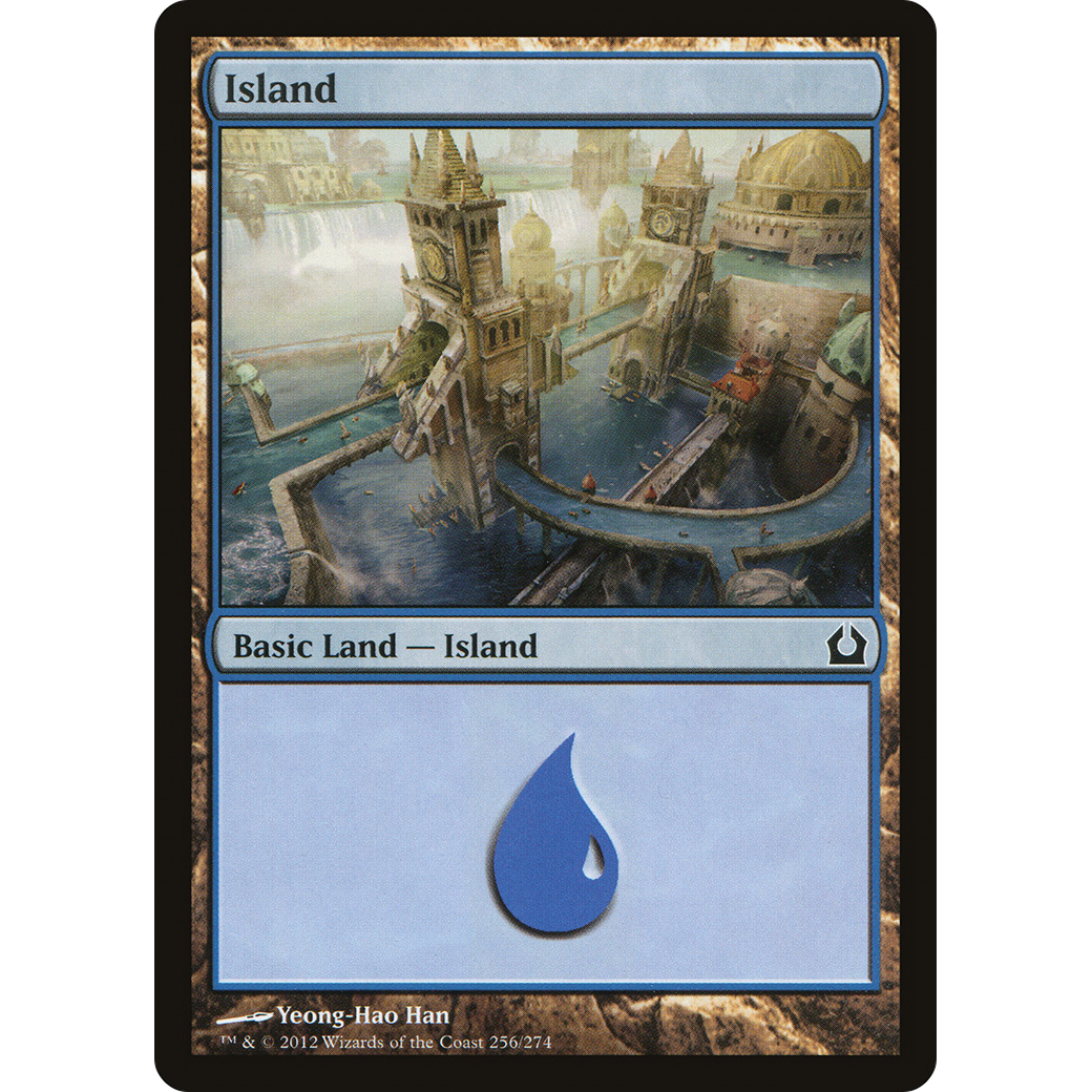 Island (256) (RTR-256) - Return to Ravnica
